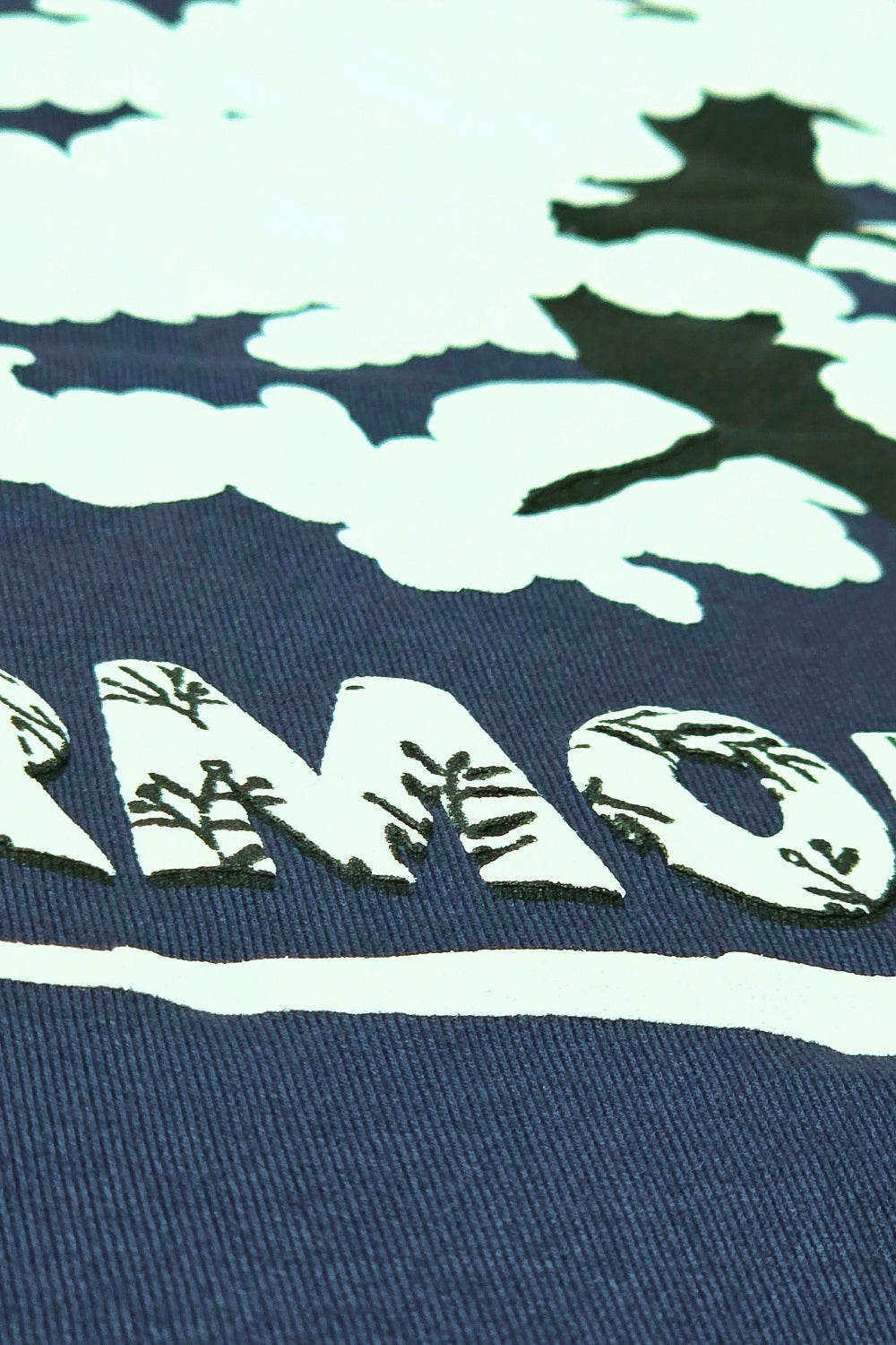Harmony Tree Oversized Navy Blue T-Shirt