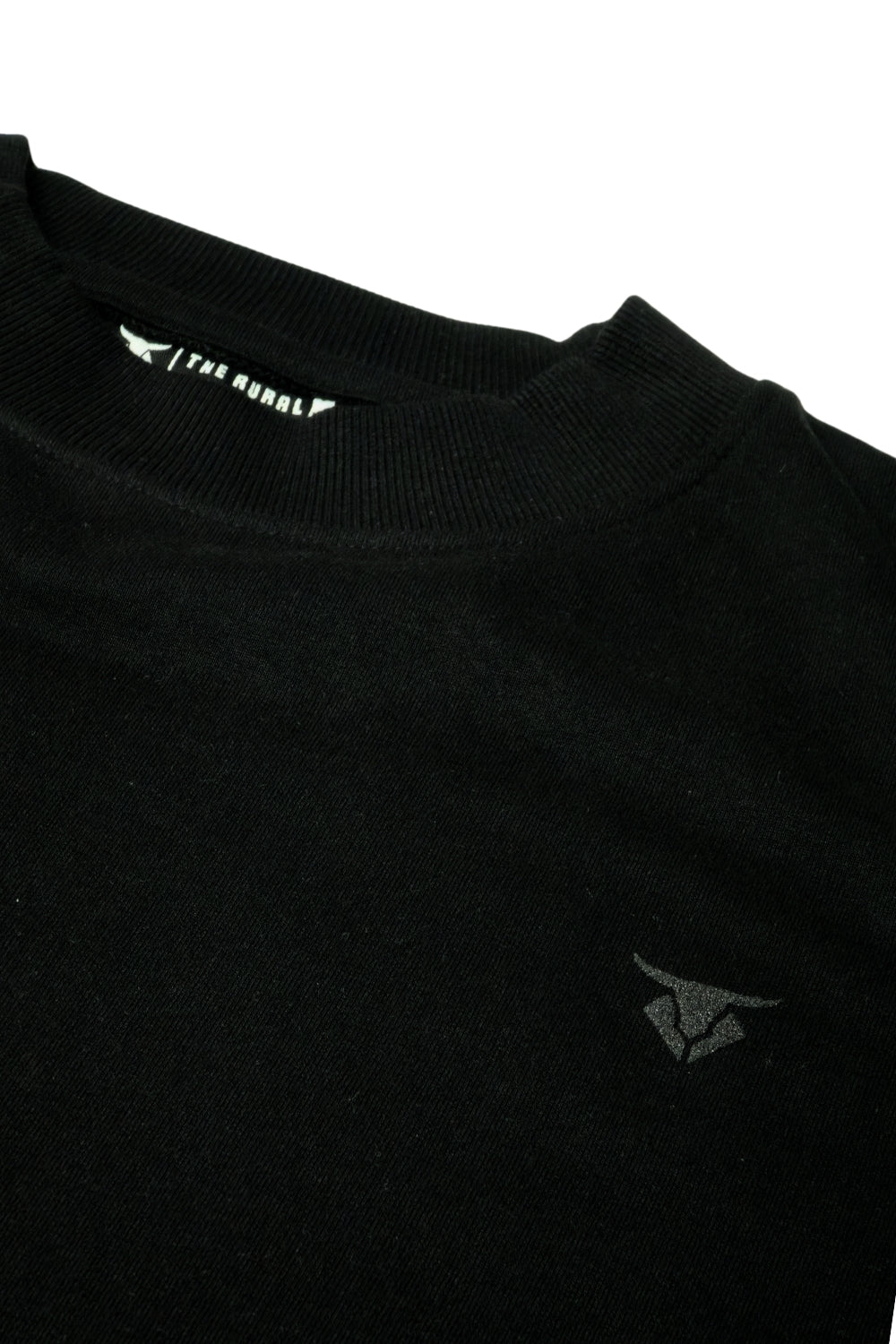 Serenity Sunflower Black Oversized T-Shirt