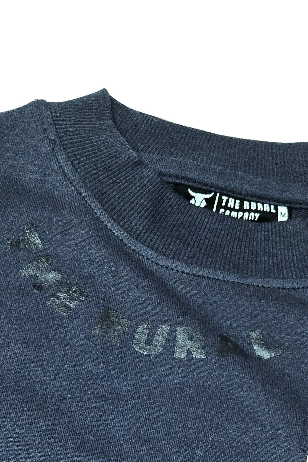 Tribal Panther Oversized Navy Blue T-Shirt