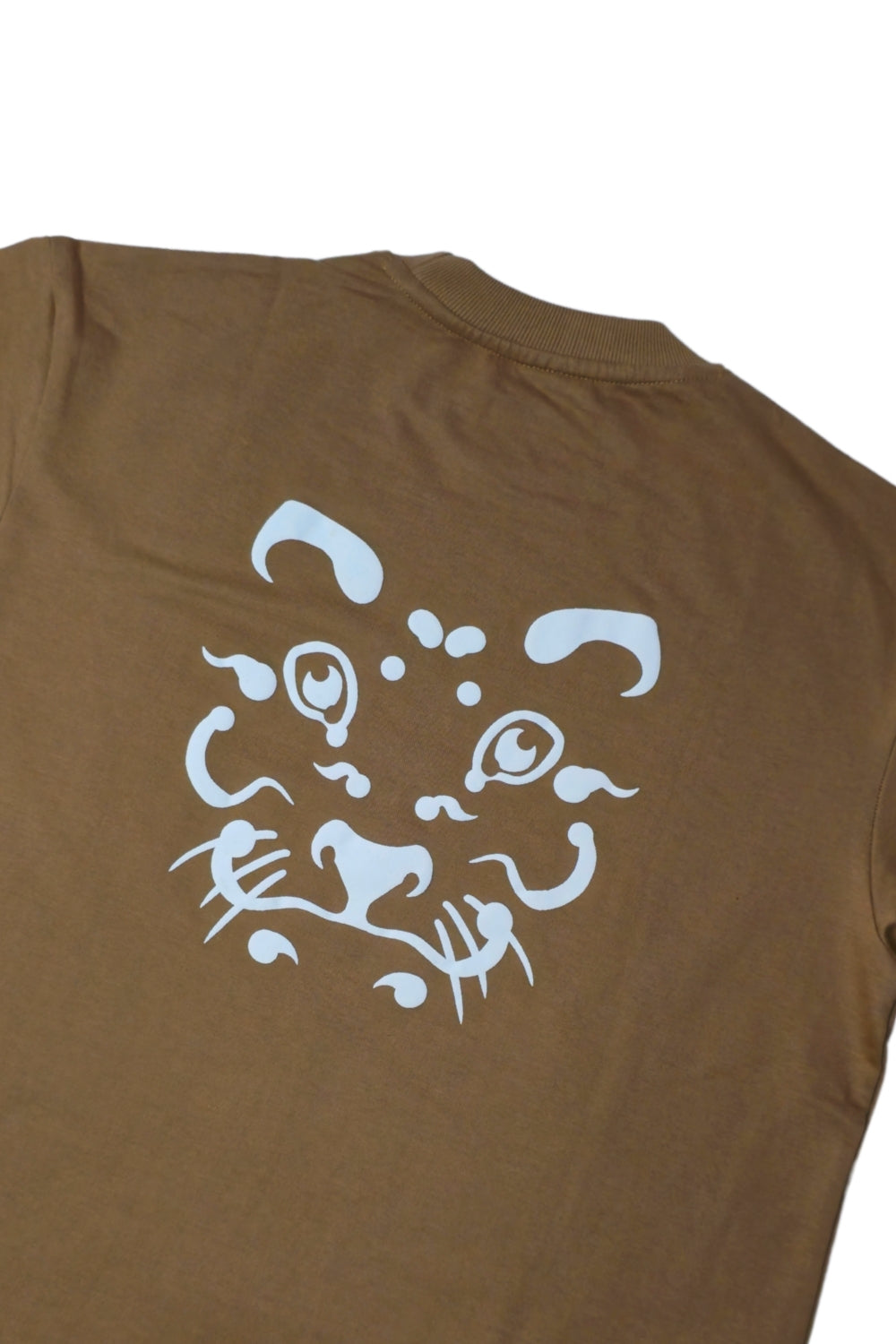 Tribal Panther Earth Brown Oversized T-Shirt