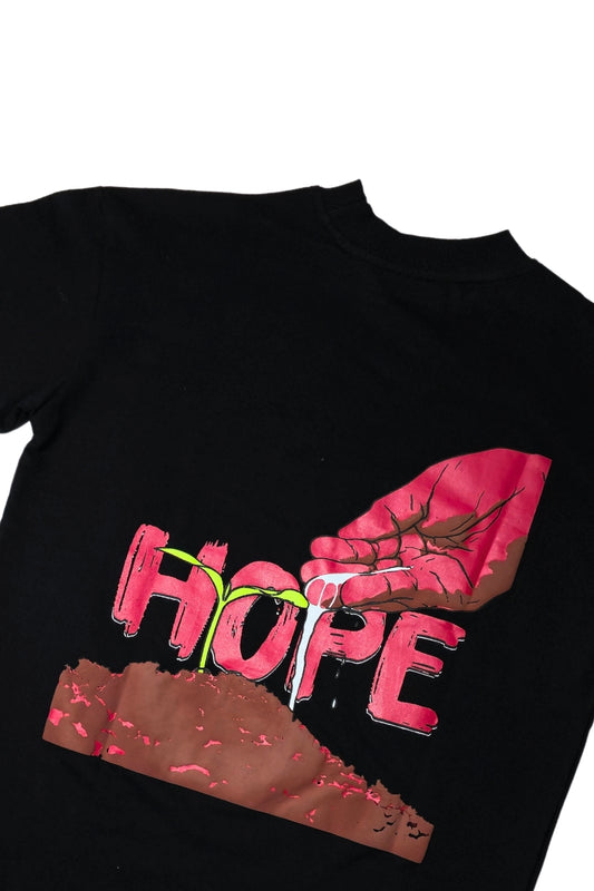 Hope Revival Oversized Black T-Shirt