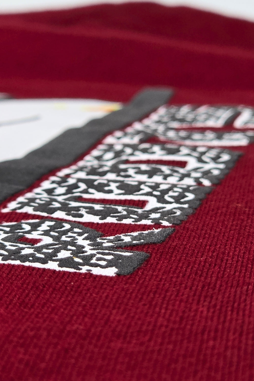 Rural Roots Maroon Oversized T-Shirt