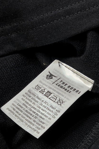 Serenity Sunflower Black Oversized T-Shirt