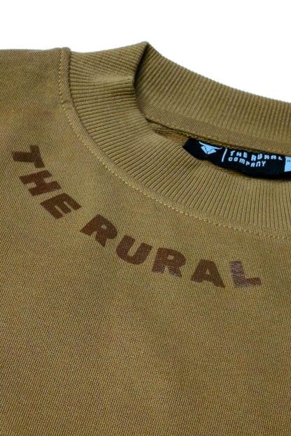 Tribal Panther Earth Brown Oversized T-Shirt