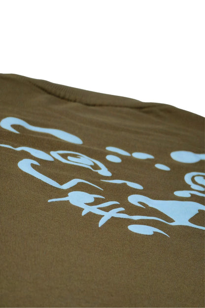 Tribal Panther Earth Brown Oversized T-Shirt