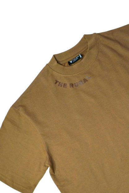 Tribal Panther Earth Brown Oversized T-Shirt